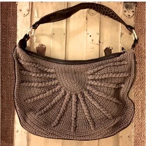 ST. JOHN LEATHER BOHO OVERSIZED PURSE BAG SHOPPER